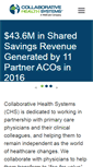 Mobile Screenshot of collaborativehealthsystems.com